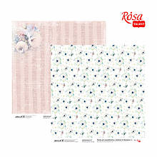 Папір для скрапбукінгу „Emotion & Romance“ 2 двосторонній 30,48х30,48см 200г/м2 ROSA TALENT