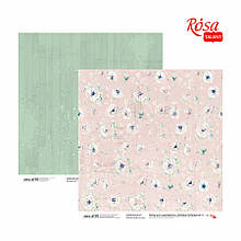 Папір для скрапбукінгу „Emotion & Romance“ 3 двосторонній 30,48х30,48см 200г/м2 ROSA TALENT