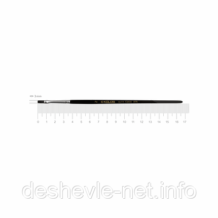 Білка плоска, Classic 3016, No2, к.р. пензель KOLOS, фото 1