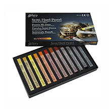Пастель сухая, проф., полутв., 12 цв., квадр, MPL-12, MUNGYO