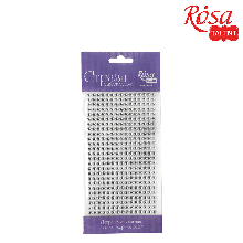 Стрази самоклейні, Срібні, 5 мм, 375 шт., ROSA TALENT