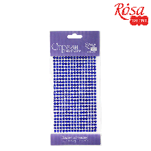 Стрази самоклейні, Сині, 5 мм, 375 шт., ROSA TALENT