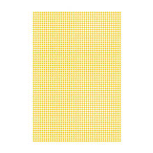 Папір із малюнком "Кліточка" двостороння, Жовта, 21*31 см, 200 г/м2, Heyda