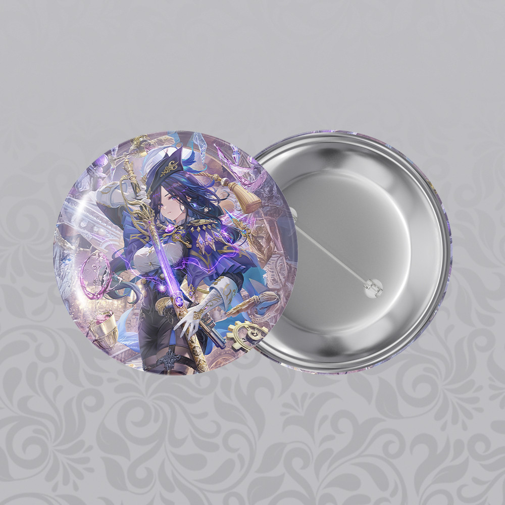 Значок 44 мм Genshin Impact Клоринд, фото 1