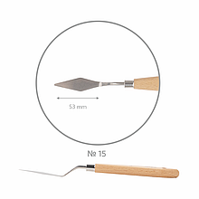 Мастіхін ROSA Studio 11915 ромб, довжина 5,3 см