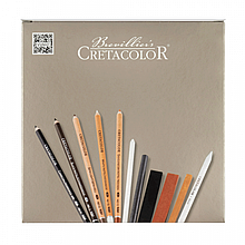 Набір олівців для малюнка Passion Box, 25 шт., дер. коробка, Cretacolor