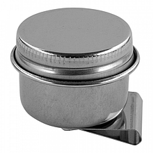 Олейниця одинарна, металева з кришкою (d: 4см), D.K.ART&CRAFT