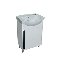 Тумба ХАСТ Terra з умивальником Freja 55 (Kolo) (1 фасад), біла