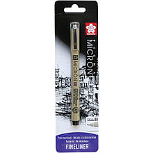 Лінер PIGMA MICRON (0.8), 0,5 мм, Чорний, у блістері, Sakura