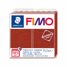 Пластика Leather-effect, Іржа, 57 г, Fimo