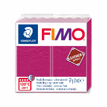 Пластика Leather-effect, Рожевий, 57 г, Fimo