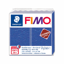 Пластика Leather-effect, Індиго, 57 г, Fimo