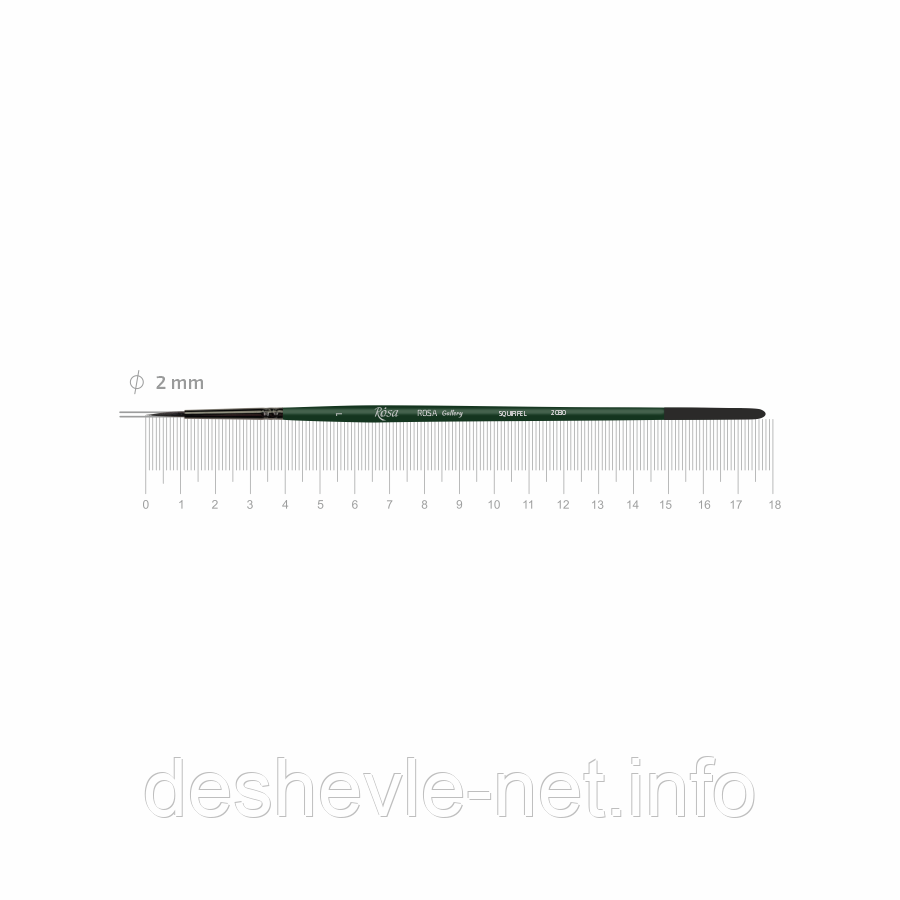 Білка кругла, 2080, No1, к. р. пензель ROSA Gallery