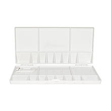 Палітра пластикова прямокутна професійна, складана, 20х10х1,8 см, DKART&CRAFT