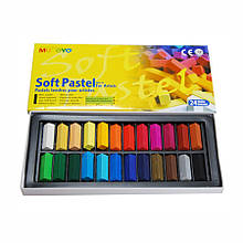 Пастель суха, проф., 1/2 м'яка, 24 кв., Квадр., MPS-24, MUNGYO