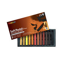 Пастель суха, проф., м'яка, ЗЕМЛЯ 12 кв., Квадр., MP-12Е, MUNGYO