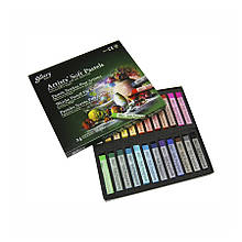 Пастель суха, проф., м'яка, 24 кв., Квадр., MPV-24, MUNGYO