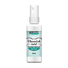 Лак-спрей фінішний на водній основі, напівглянсовий, 60 мл, Pentart.