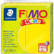 Пластика Fimo kids, Жовта, 42 г, Fimo