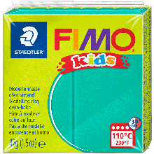 Пластика Fimo kids, Зелена, 42 г, Fimo