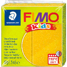 Пластика Fimo kids, Золото з блискітками, 42 г, Fimo