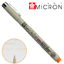 Лінер PIGMA MICRON (0.05), 0,2мм Оранжевий, Sakura