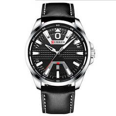 Curren 8379 Silver-Black