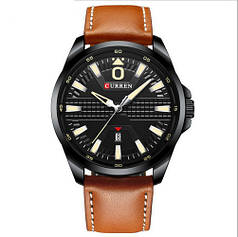 Curren 8379 Black-Brown