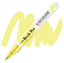 Пензель-ручка Ecoline Brushpen (226), Пастельний жовтий, Royal Talens