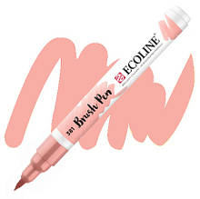 Пензель-ручка Ecoline Brushpen (381), Пастельний червоний, Royal Talens