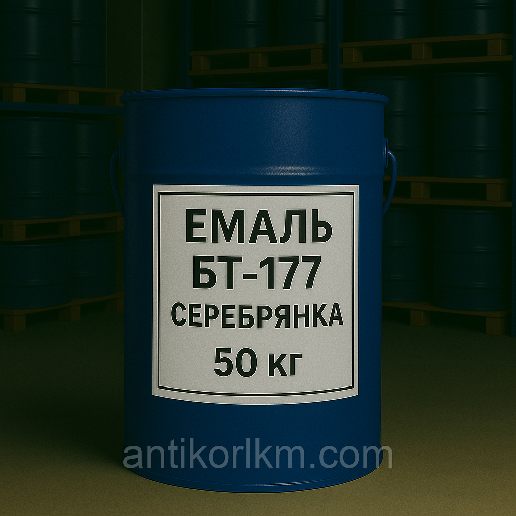 Емаль БТ-177 Серебрянка, Фарба БТ-177 Серебрянка, 50 кг