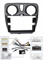 Перехідний штатний комплект із проводкою до Android магнітоли Renault, Dacia Logan, Sandero 2012-2020 Type 3 Mate Black