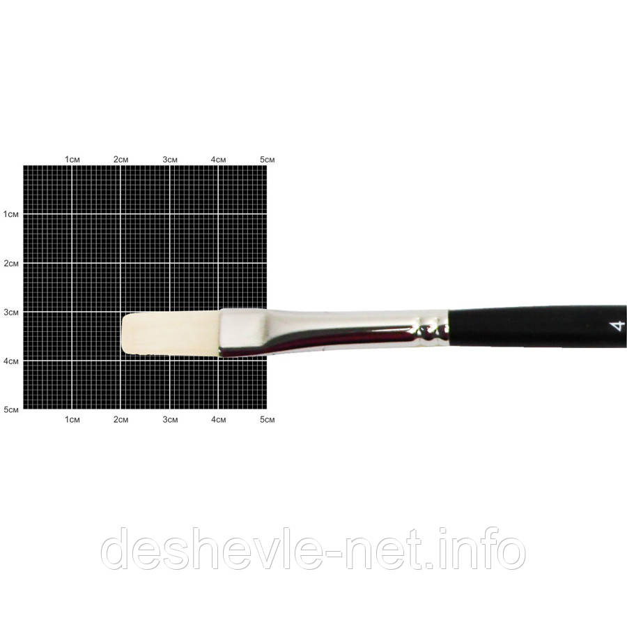 Синтетика плоска подовжена, Milk 1108F, No4, к.р. пензель KOLOS