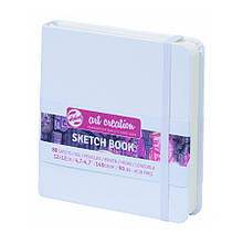 Блокнот для графіки Talens Art Creation, 12х12 см, 140 г/м2, 80 л, білий, Royal Talens