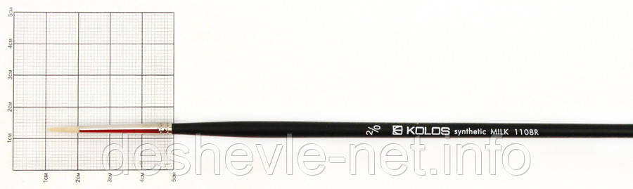 Синтетика кругла, Milk 1108R, No00, д.р. пензель KOLOS