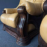 Шкіряний комплект не розкладний б/в Бельгія, фото 9
