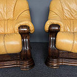 Шкіряний комплект не розкладний б/в Бельгія, фото 7