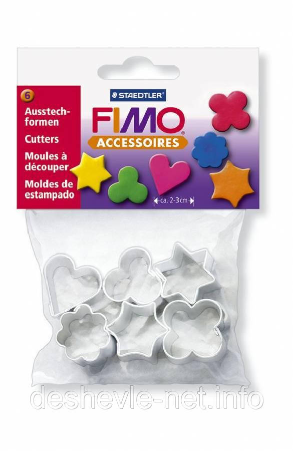 Набір металевих мінікатерів, 6 шт., Fimo