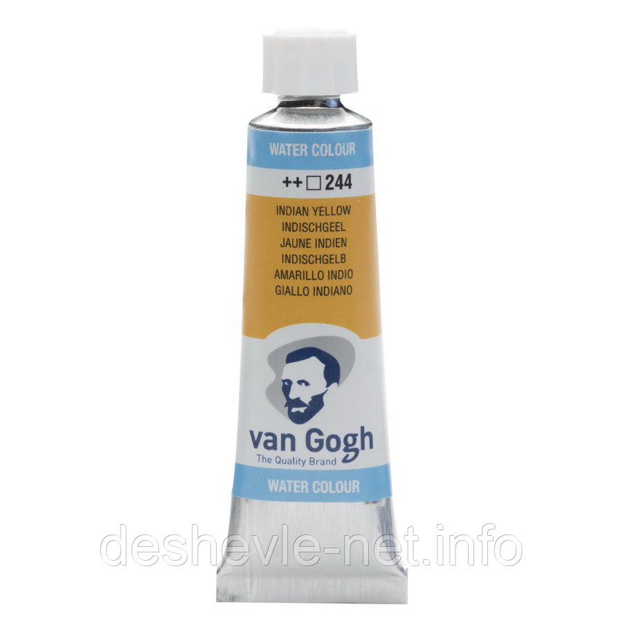 Фарба акварельна Van Gogh (244), Індійський жовтий, туба 10 мл, Royal Talens