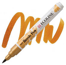 Пензель-ручка Ecoline Brushpen (407), Вохра темна, Royal Talens