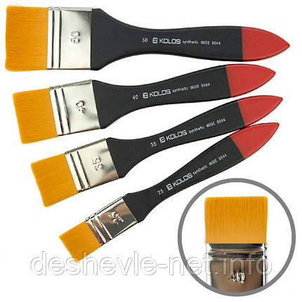 Синтетика флейц, Wide 8044, No35, к.р. пензель KOLOS, фото 1