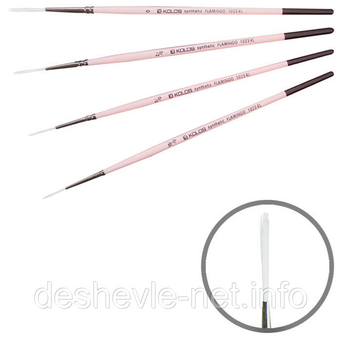 Синтетика лайнер, Flamingo 1023RL, No10/0, к.р. пензель KOLOS