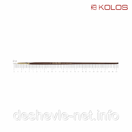 Синтетика кругла, Snow 1098R, No0, д.р. пензель KOLOS, фото 1