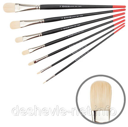 Синтетика овальна, Milk 1108FR, No8, д.р., фото 1