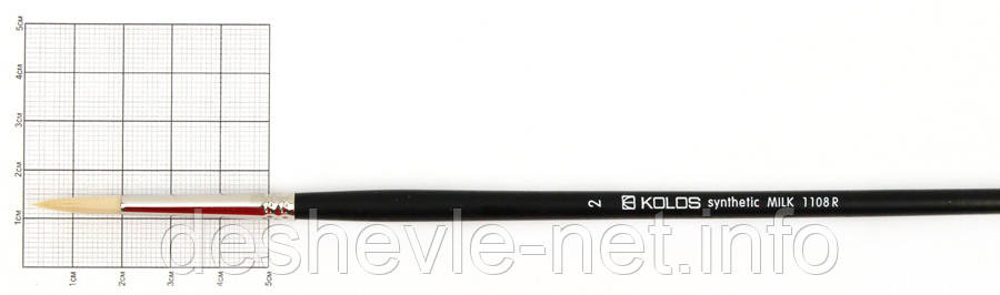 Синтетика кругла, Milk 1108R, No2, д.р. пензель KOLOS
