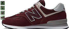 Кросівки чоловічі New Balance ML574EVM оригінал, фото 3