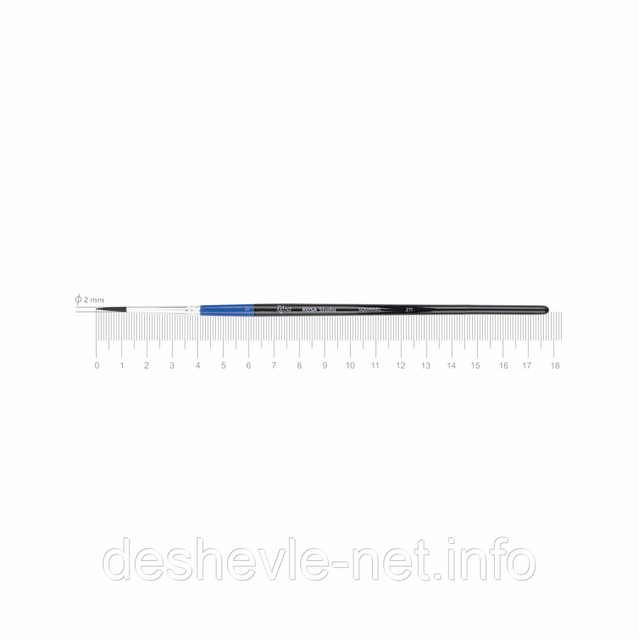 Білка кругла, 211, No1, к. р. пензель ROSA Studio