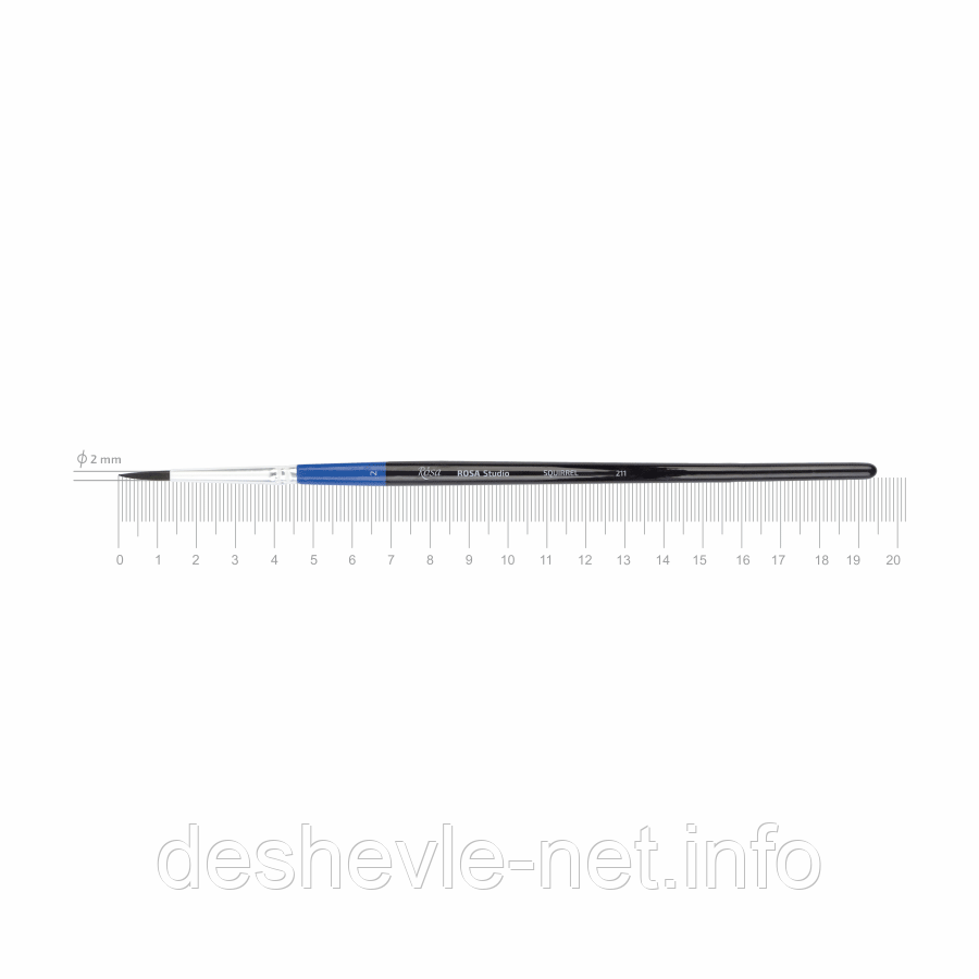 Білка кругла, 211, No2, к. г. пензлик ROSA Studio