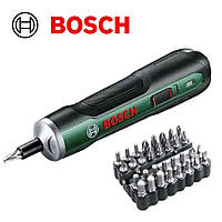 Електровикрутка акумуляторна Bosch PushDrive 3.6В 1.5А·год 5Нм зі змінними насадками 06039C6001