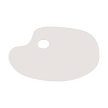 Палітра окр. прозора плоска, 40х28 см., (товщина 2 мм), D.K.ART&CRAFT